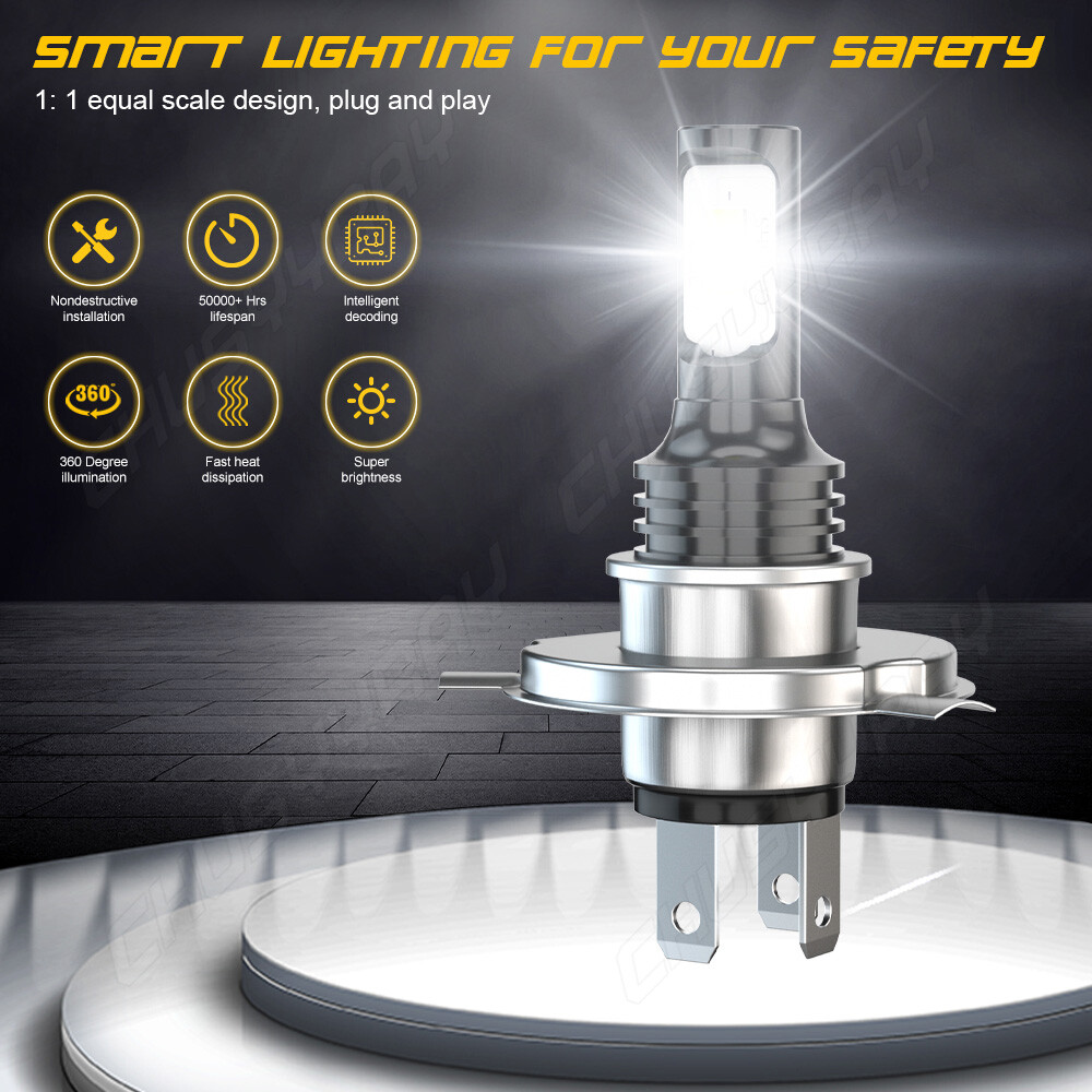 Ultra Hi/Lo LED AC/DC Bulb for Arctic Cat 0109-735 12v 60/60w A5988 Bright White