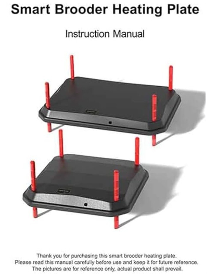 SMART BROODER HEATING PLATE Upgrade Chick Brooder Heating Plate, 10" x 10" Brood