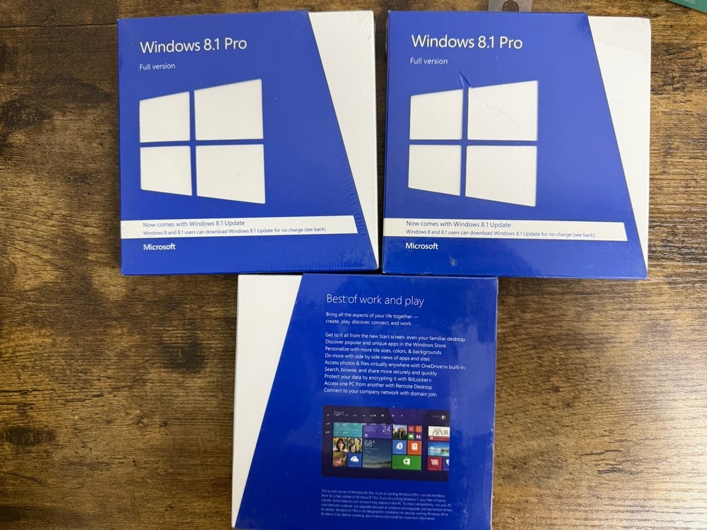Microsoft Windows 8.1 Pro Full Version for Windows - FQC-06913