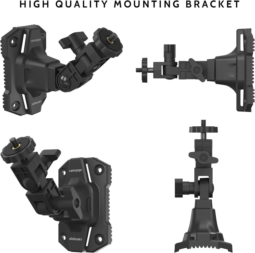 Trail Camera Mounting Bracket 1/4-20 Thread 360 Rotating