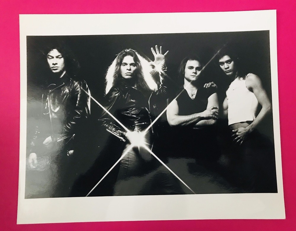 VAN HALEN  1978 London Features Photo David Lee Roth Running With The Devil