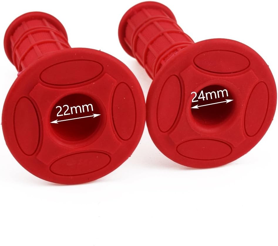 Rubber Handlebar Grips Compatible with Dirt Pit Bikes