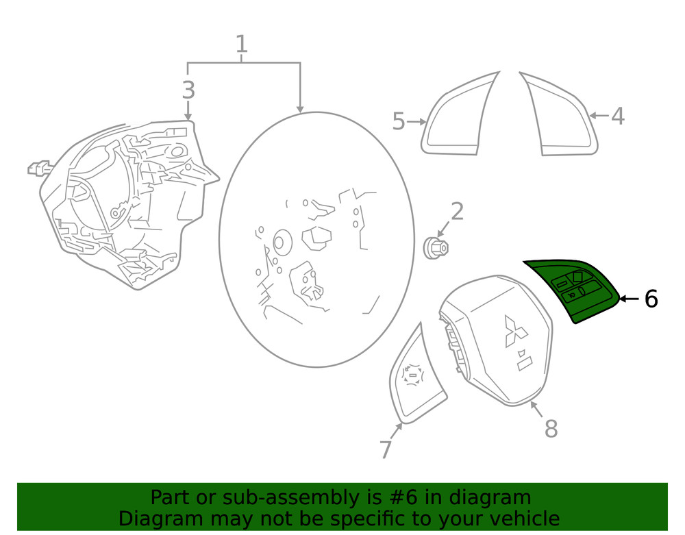Genuine Mitsubishi Switch 8602A115