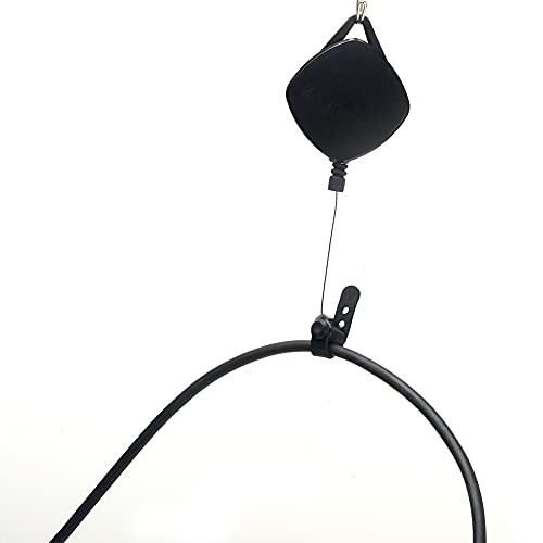 VR Cable Management, 3pcs Retractable Ceiling Suspensio-n VR Cable Hook 360°