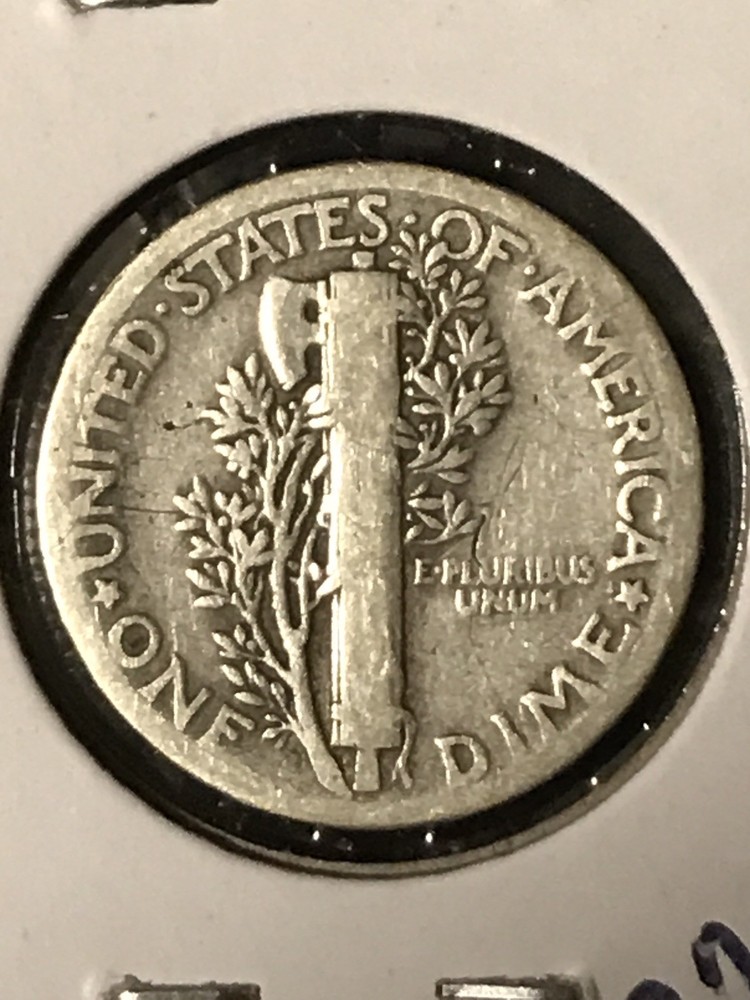 1928 Mercury Dime VG+