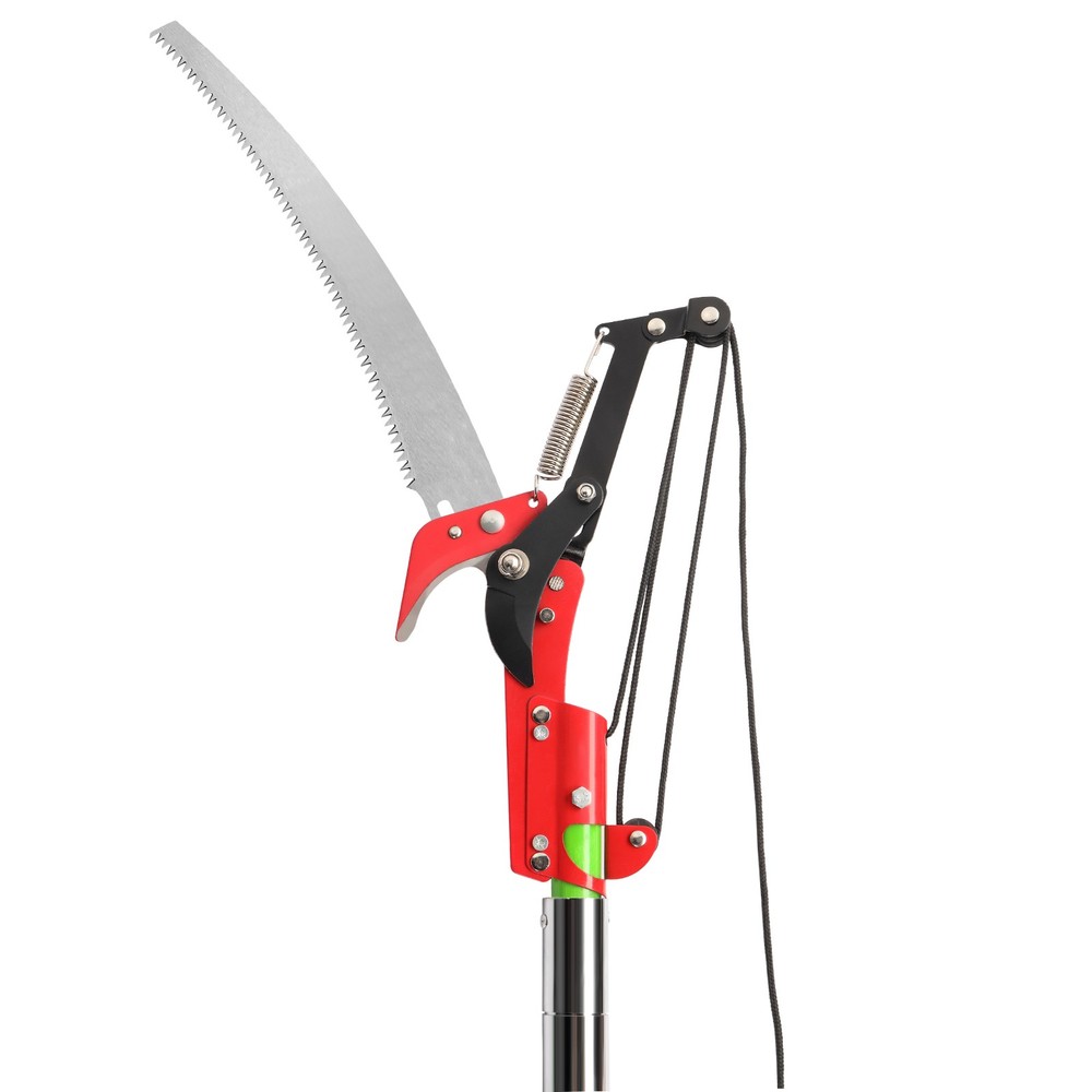 Manual Pole Saw, Lightweight Tree Trimmer and Long-Handle Pruner Set