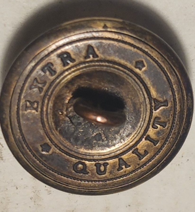 UNION NEW JERSEY CIVIL WAR OFFICERS COAT BUTTON ~ EXTRA * QUALITY *