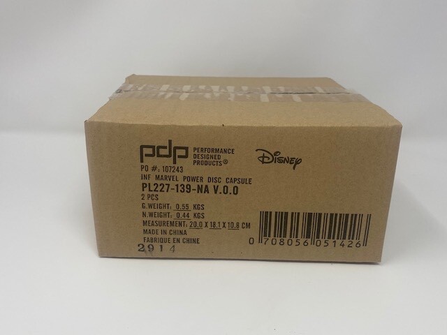 Two (2) Unopened Disney Infinity Marvel Super Heroes Power Disc Capsule 2.0