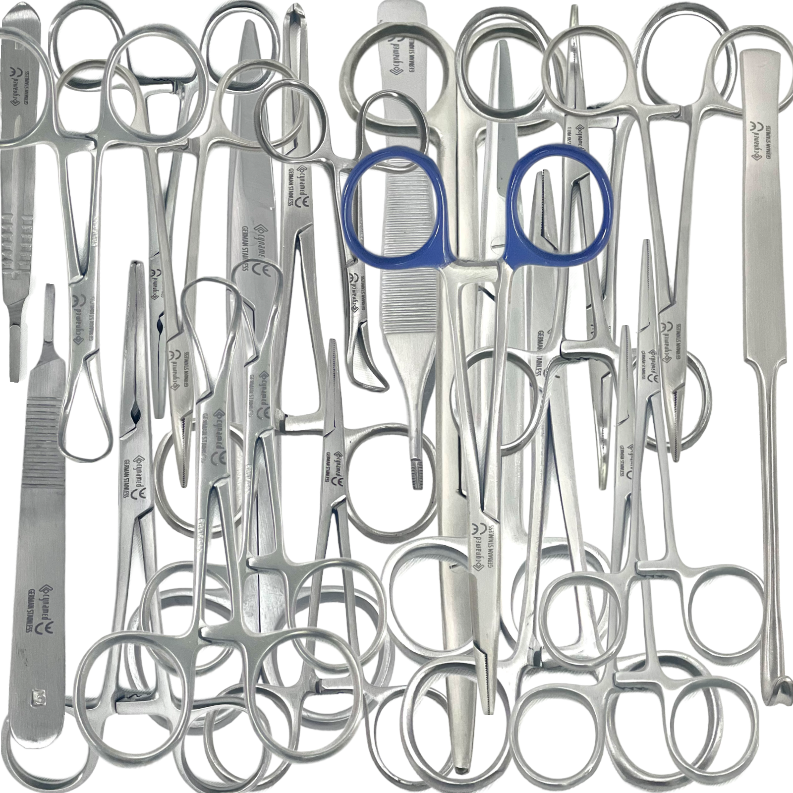 PREMIUM GERMAN 82 PCS GENERAL SURGERY SPAY PACK SURGICAL DENTAL INSTRUMENTS KIT