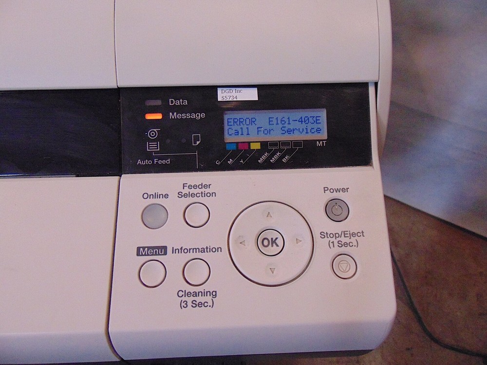 One CS2124 Wide Format Printer 24" Wide S5734