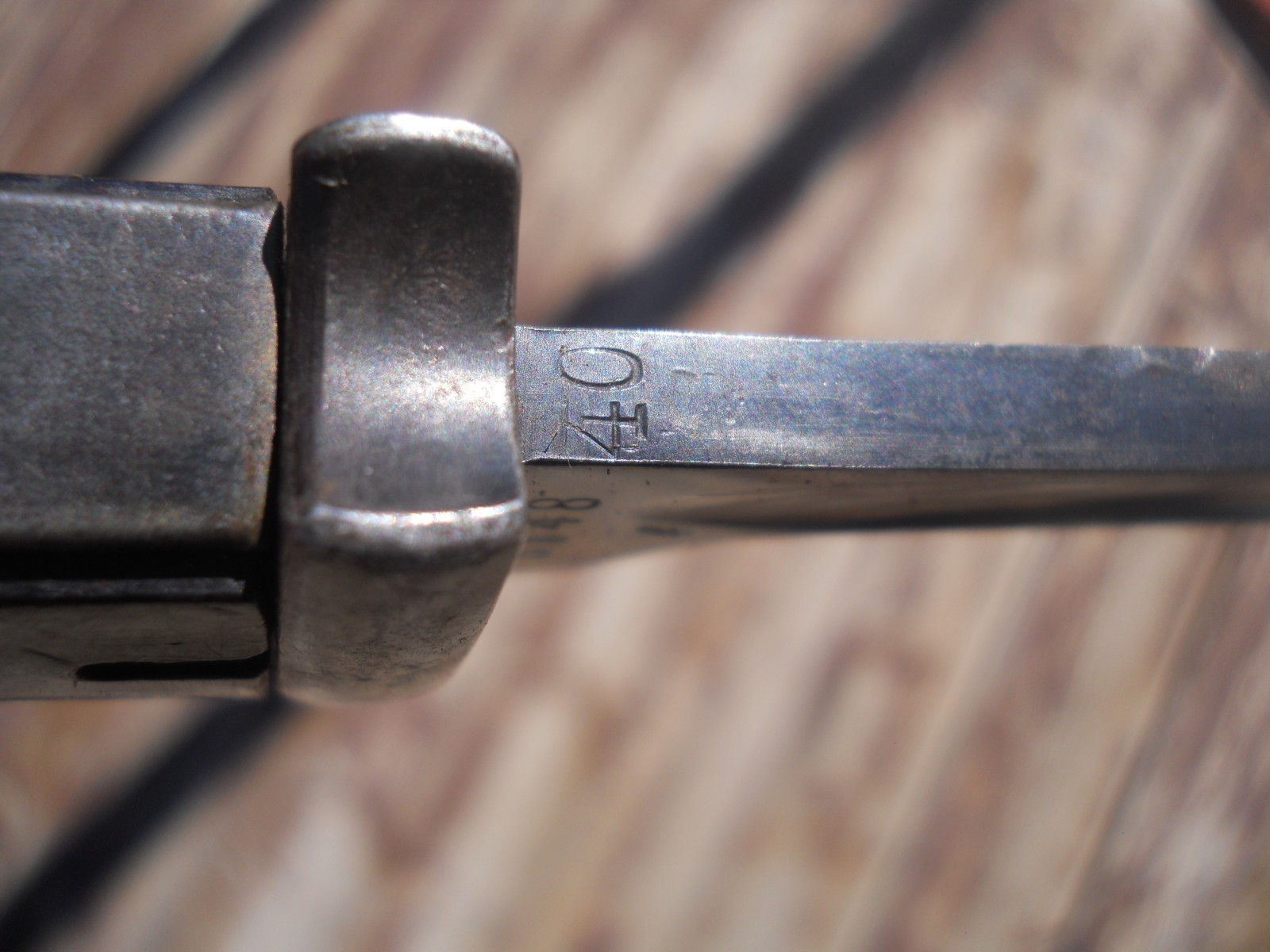 WW2 German K98 Bayonet w/ Scabbard & frog 1940 Bakelite Grips E.u.F. Horster