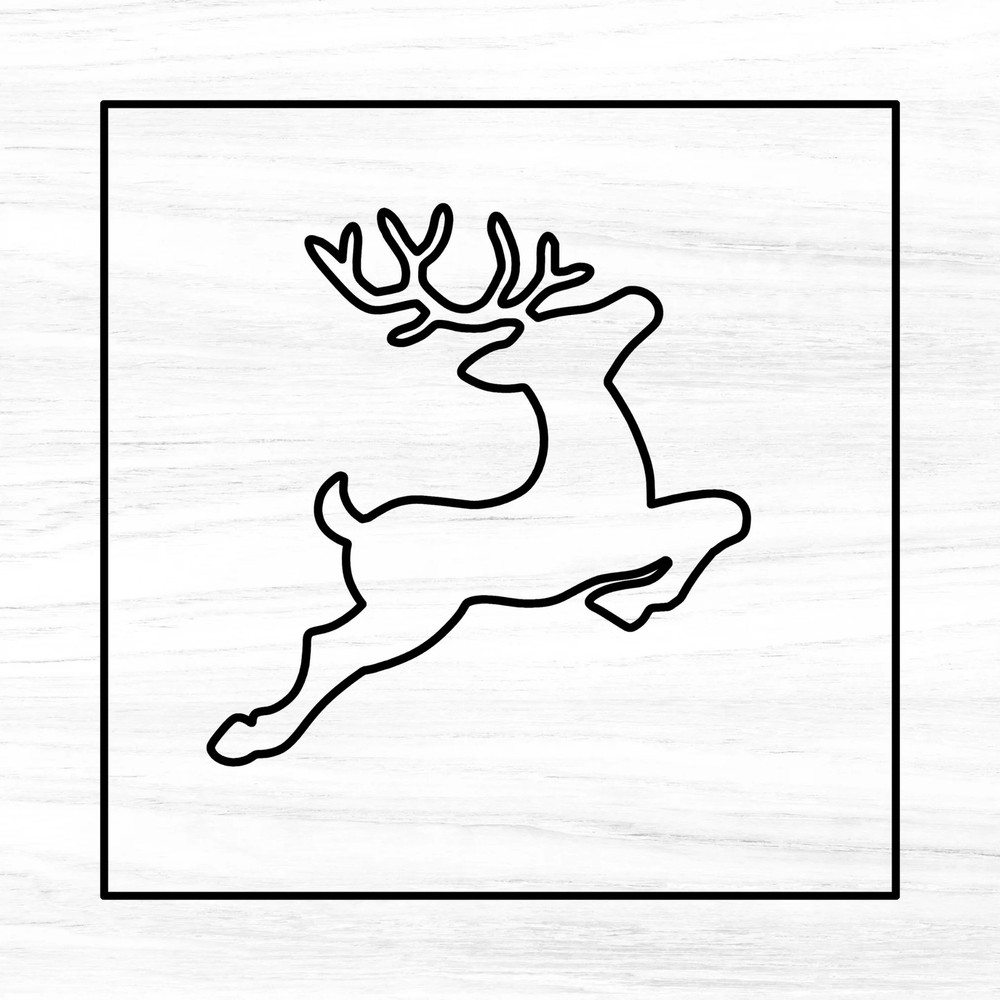 Deer Acrylic Router Template