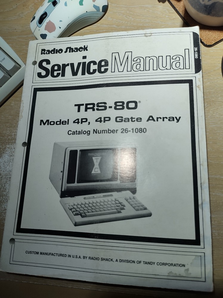 TRS-80 4P service manual