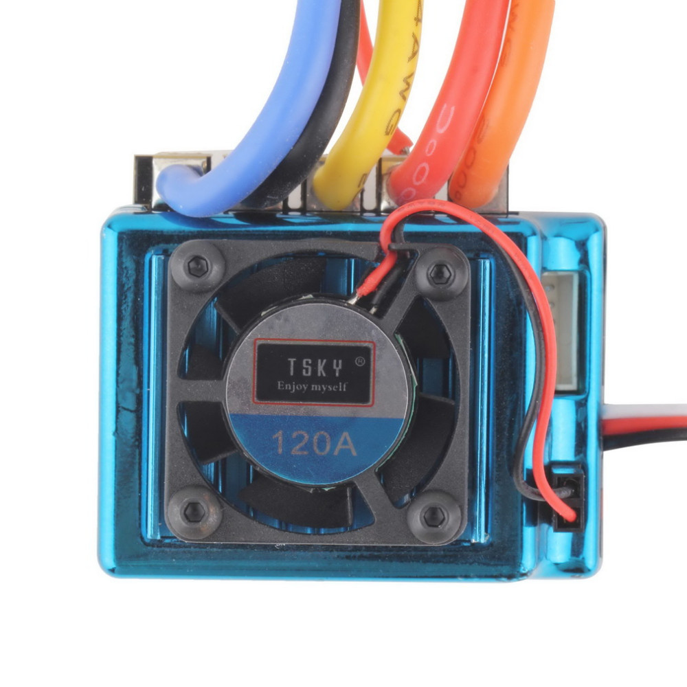 120A Sensored Brushless ESC Speed Controller for RC Car Crawler