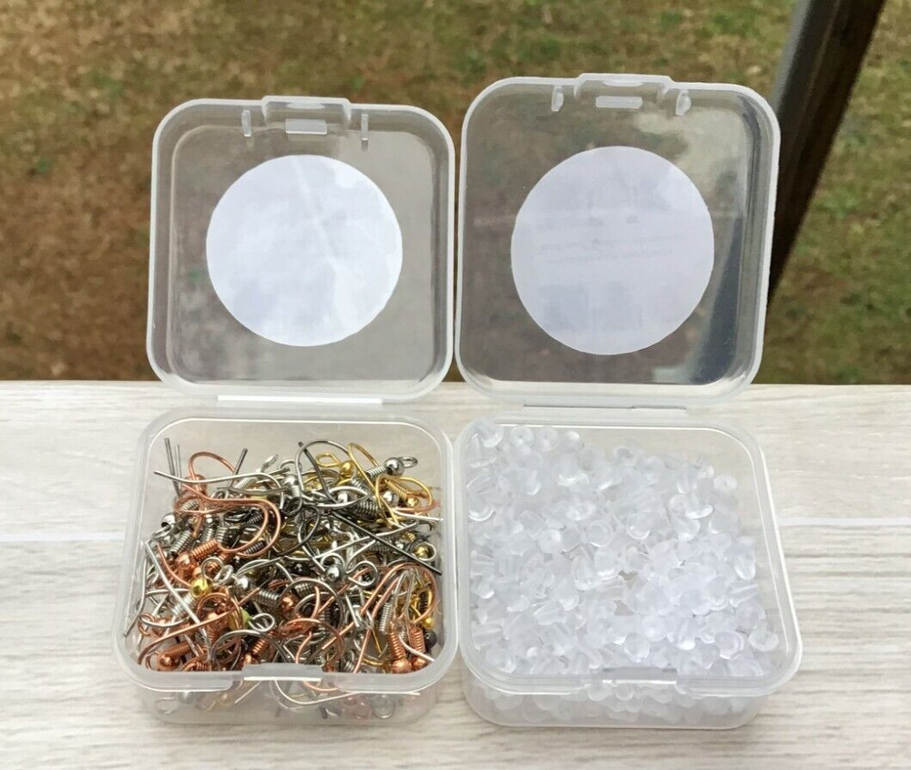 DIY Earring Hooks and Backs Set: 66 Earring Hooks & 100 Earring Backs