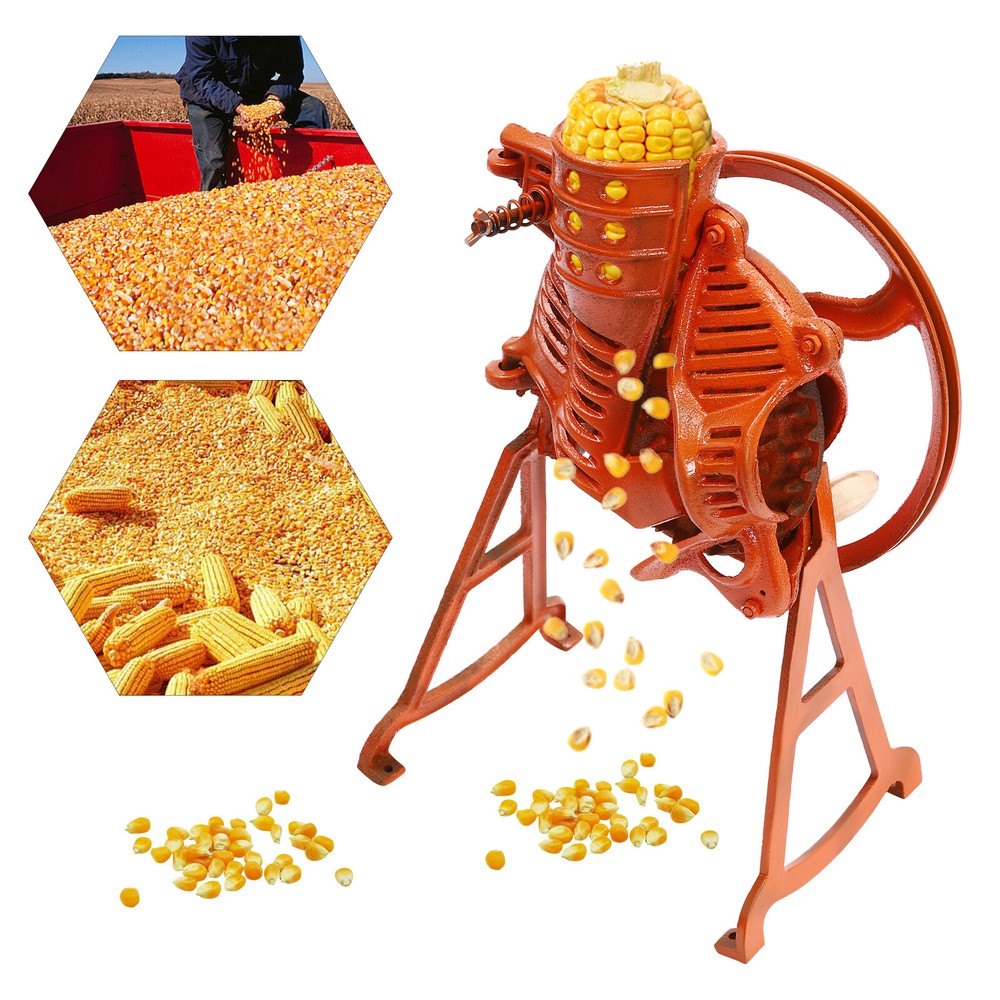 2-In-1 Hand Corn Thresher Corn Cob Sheller Corn Kernels Thresher Machine 10cm