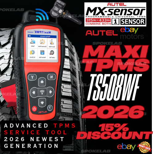 2026 AutelMaxiTPMS TS508WF Programming/Relearn/Activation/Reseat/Diagnostic Tool