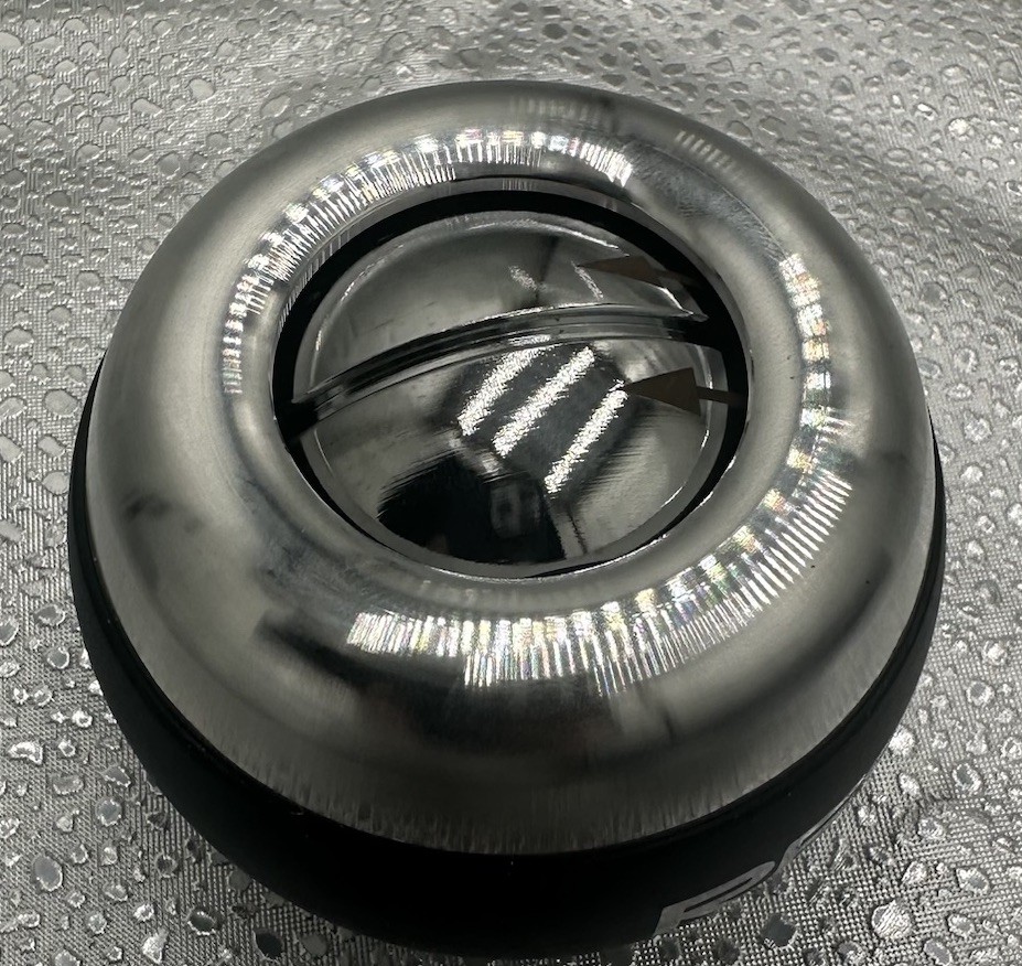 Gyro Ball Hand Exerciser Silver Black