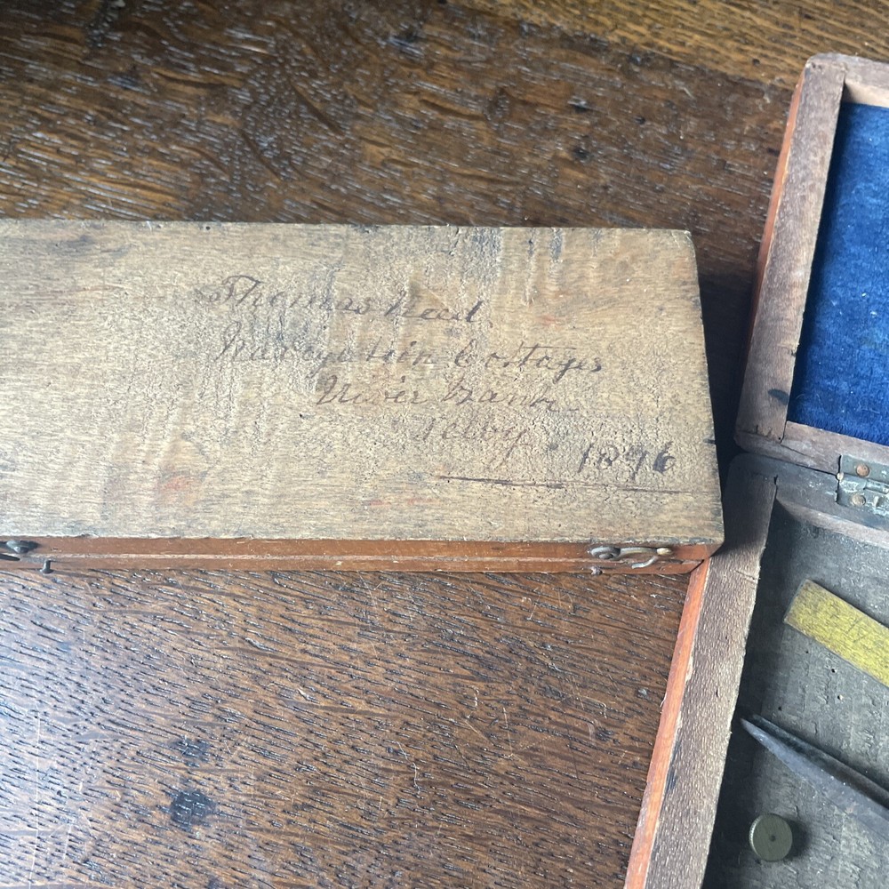 Vintage Drawing Set / Compass Set - Mathmatical Instruments