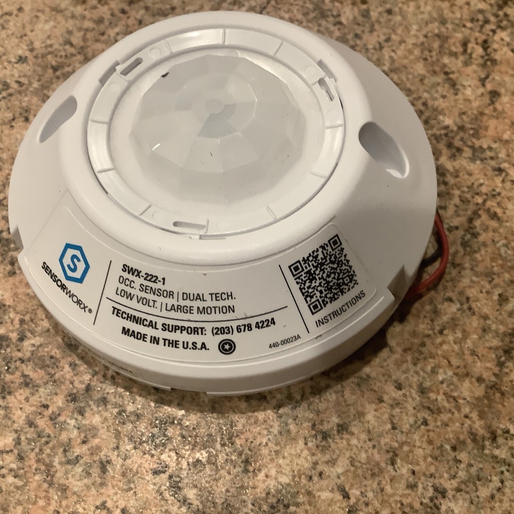 NEW Sensorworx SWX-221-1 Low Voltage Ceiling Mount Occupancy Sensor
