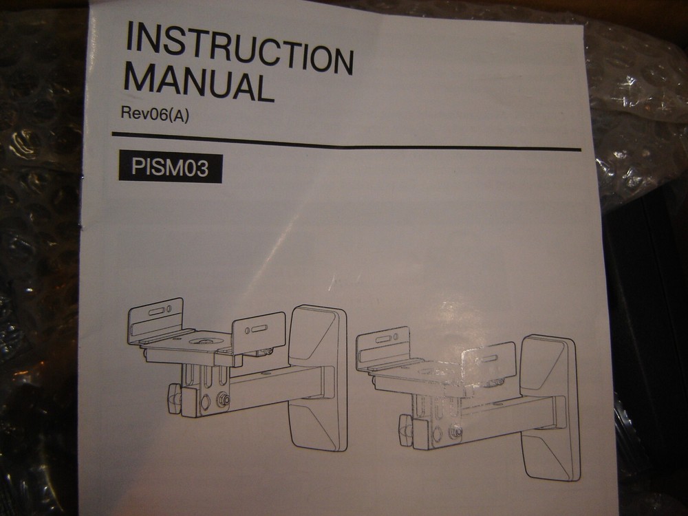 NIB "PIPISHELL" Model PISMO3 wall Speaker Mounts
