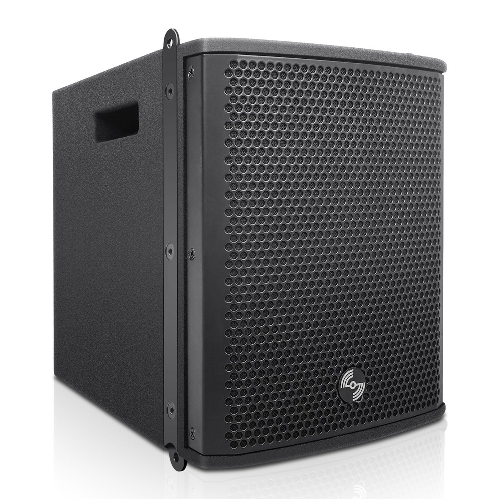 Sound Town Powered Compact Line Array Set, 4 Spkr+Frame, Class-D Amp(ZS-M3PWX4)