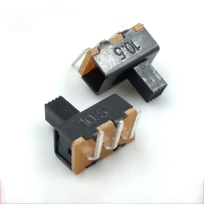 2 Position Mini Toggle Interrupt Micro PCB Slide Mount Switch 3 Pin G5/G6 SPDT
