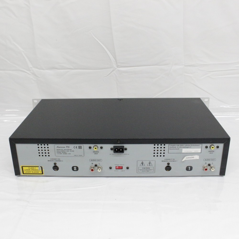 American DJ DCD-PRO500 CD Player And Controller Panel TESTED One Cd Doesn't Open
