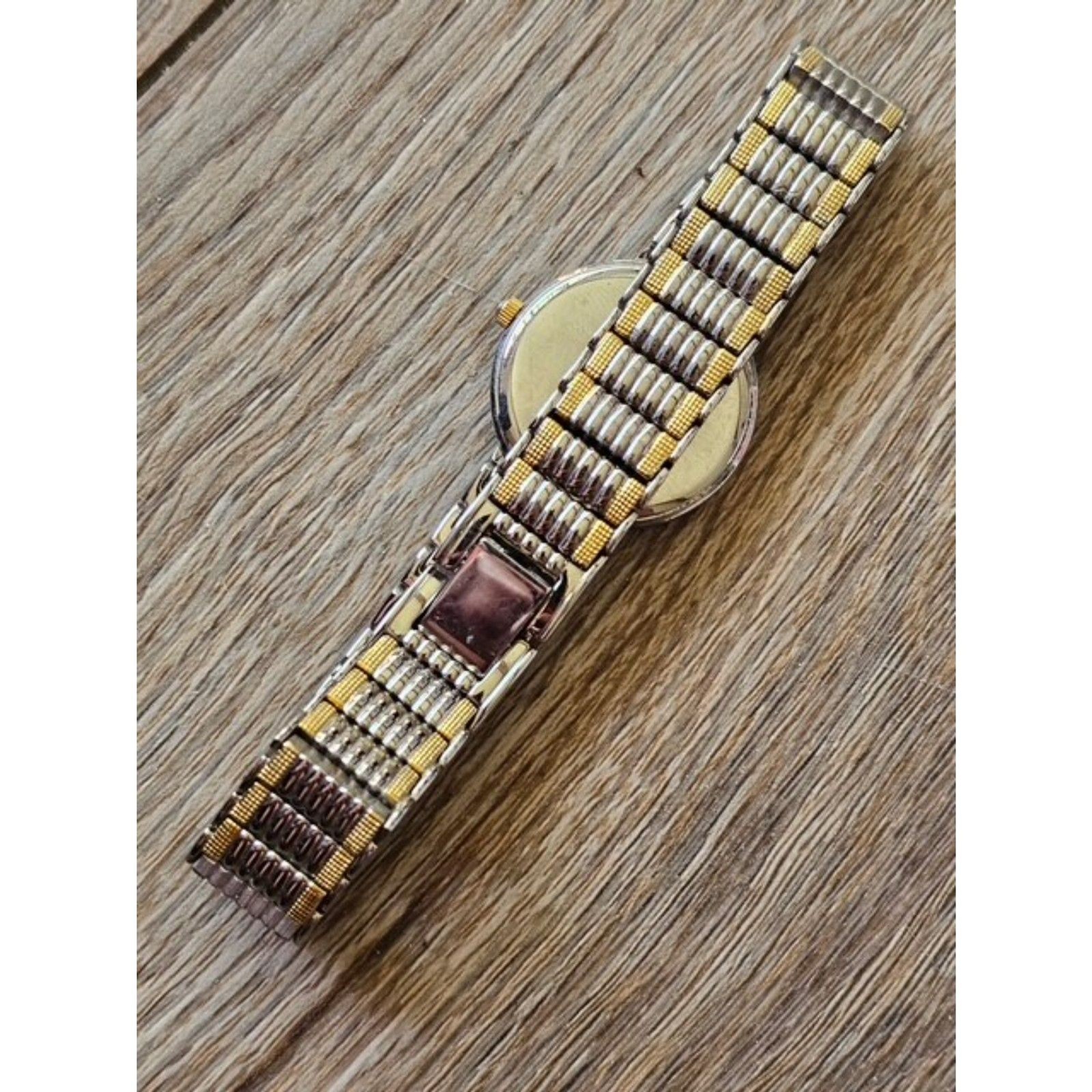 Vintage Gucci Two-Tone Dress Watch *untested*