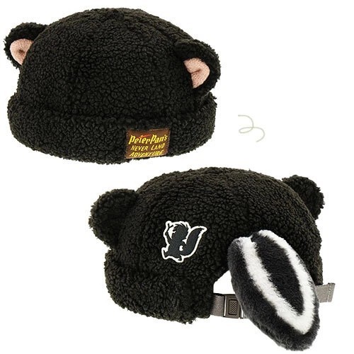 Tokyo Disney Peter Pan Lost Boys Curly Skunk Ear Bucket Hat - from California