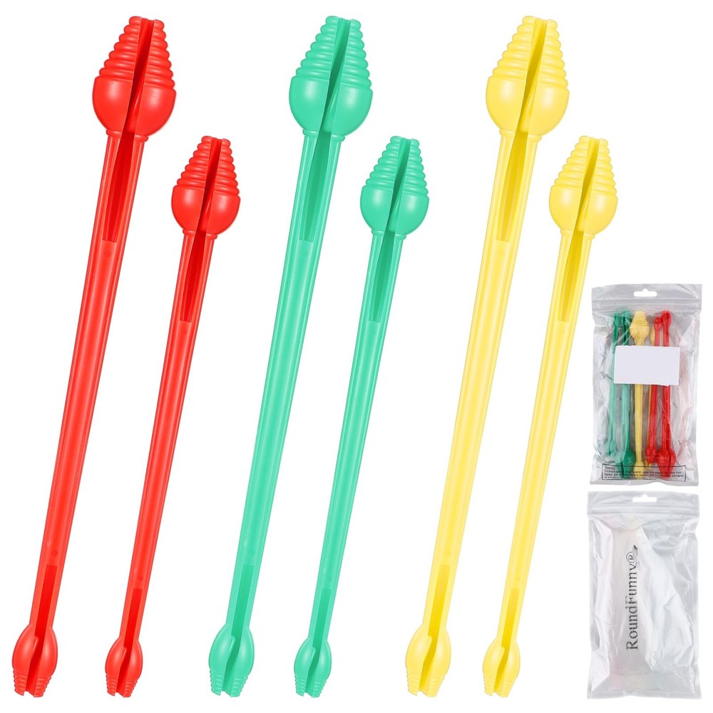 6 Pcs Fish Hook Remover Tool Plastic Snelled Hook Disgorger Portable Unhook Extr