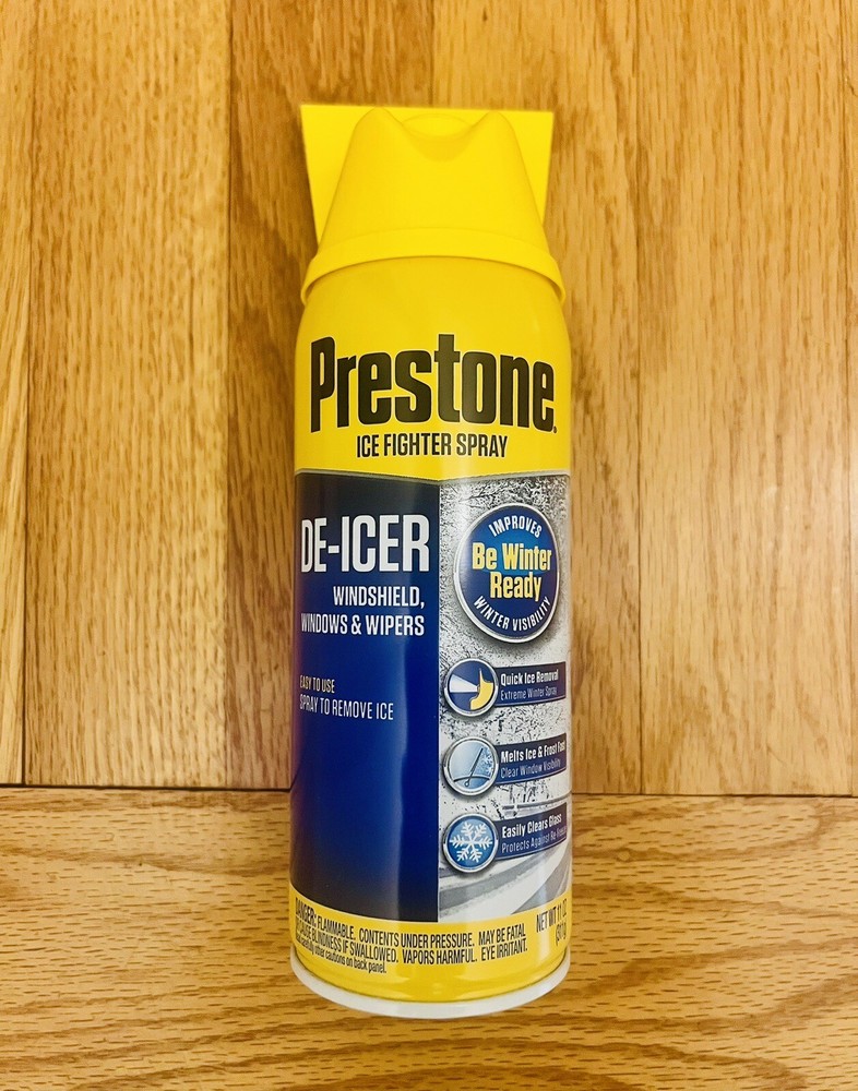 Prestone 11 Oz. Aerosol Windshield De-icer - NEW