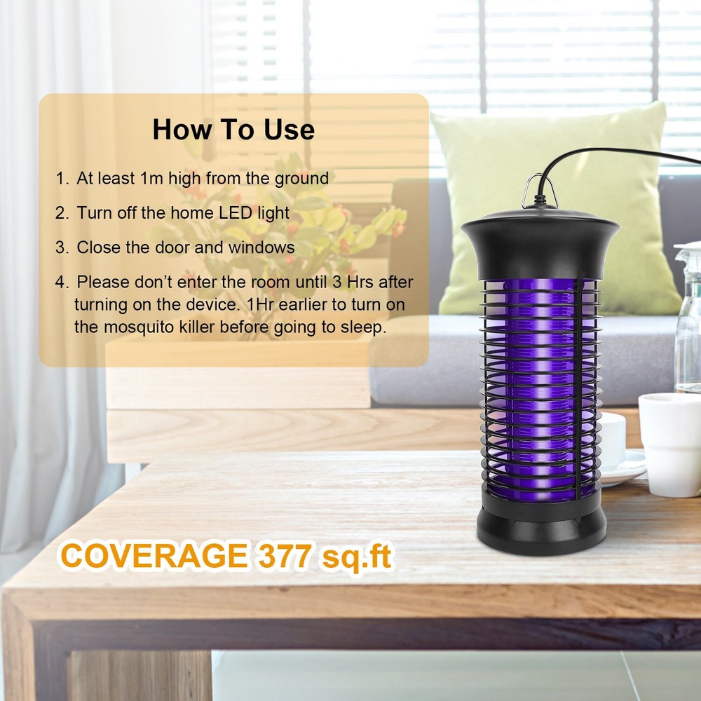 Electric Fly Bug Zapper Mosquito Insect Killer LED Light Trap Pest Control Lamp