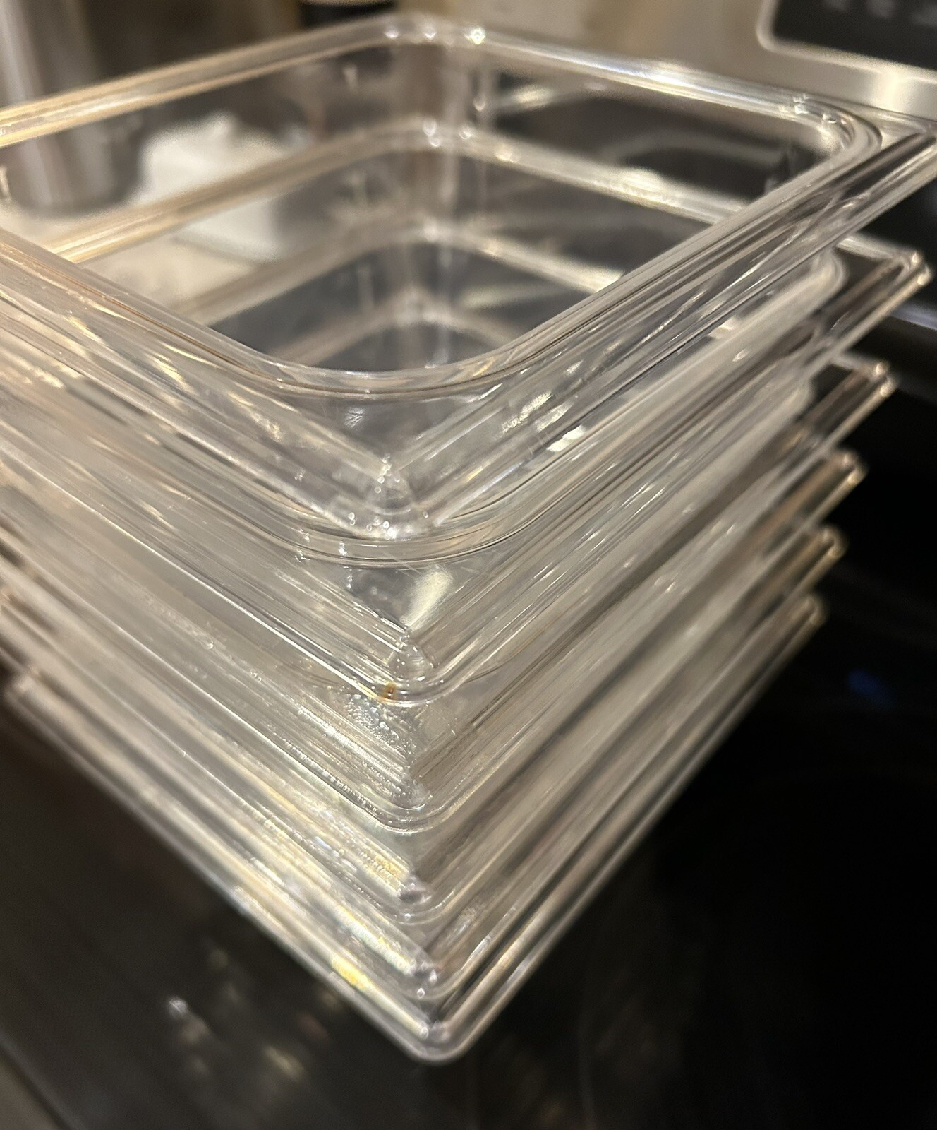 42 Each True Clear Food Pan 1/6 Size 4” Deep NSF Commercial Prep Polycarbonate