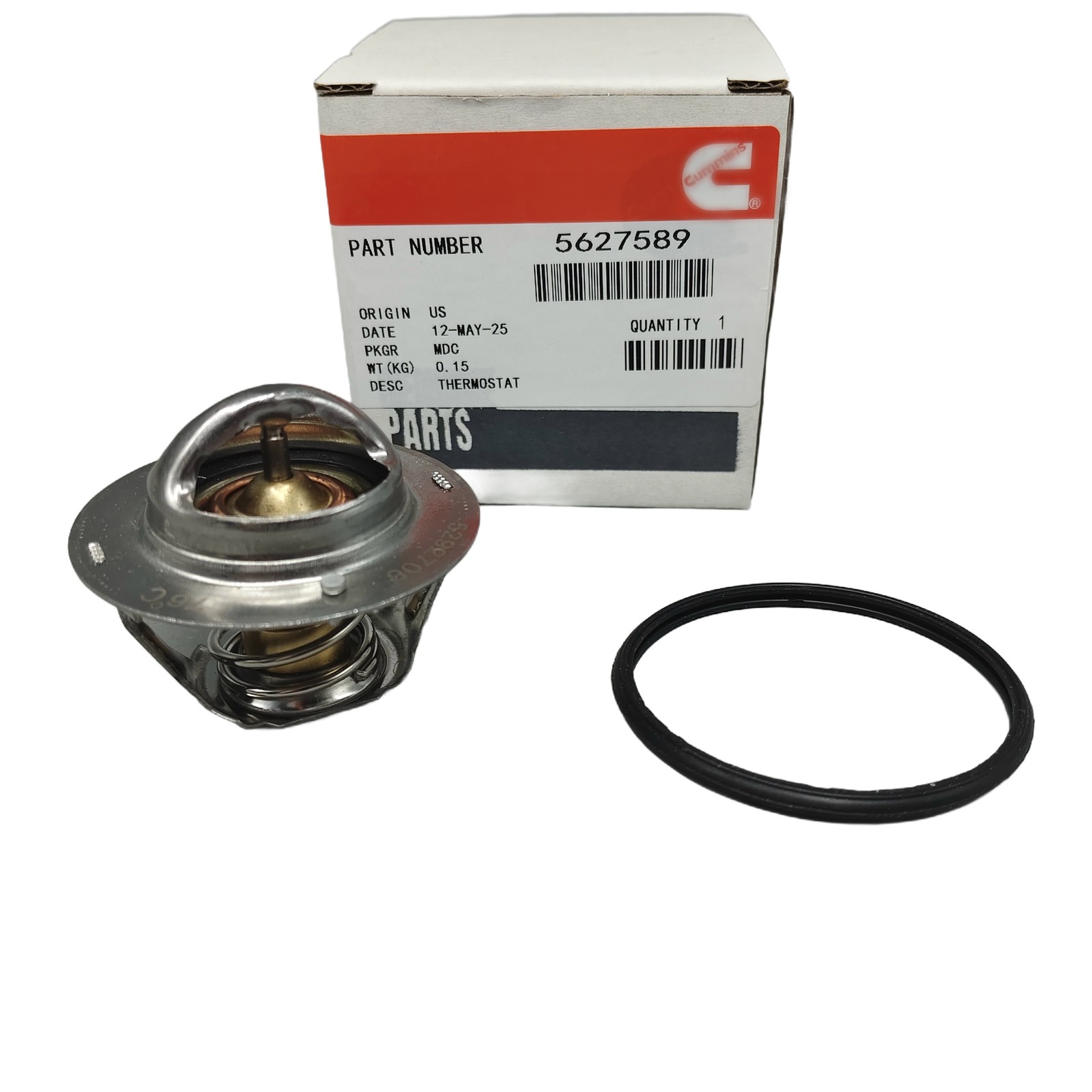 Cummins 5627589 5292712 Thermostat w/ O-Ring for 2008-2014 Dodge 6.7L ISB zhica
