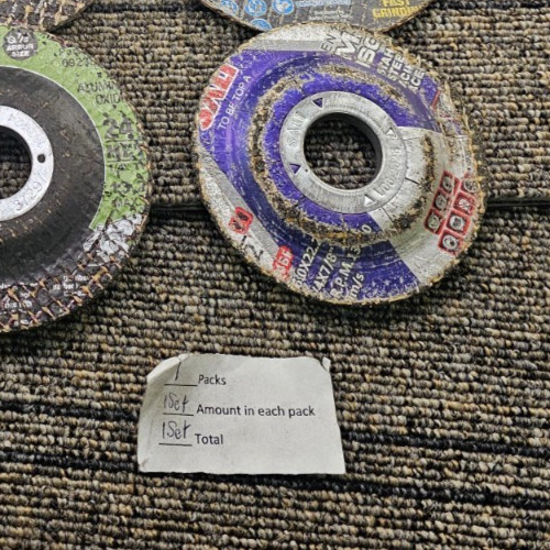 (QTY 9) Mixed Lot Grinding & Cutting Discs Wheels Assorted Size