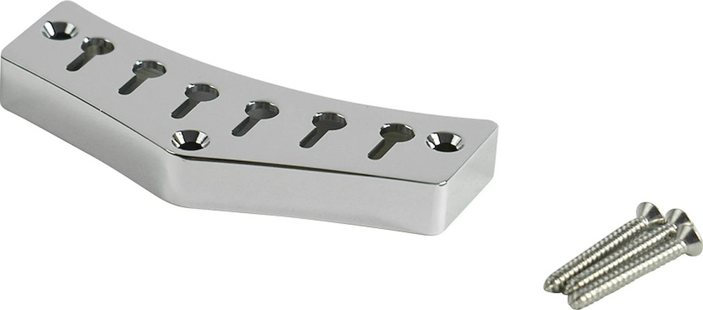 Kluson JG Custom Top Mount Tailpiece Brass Chrome