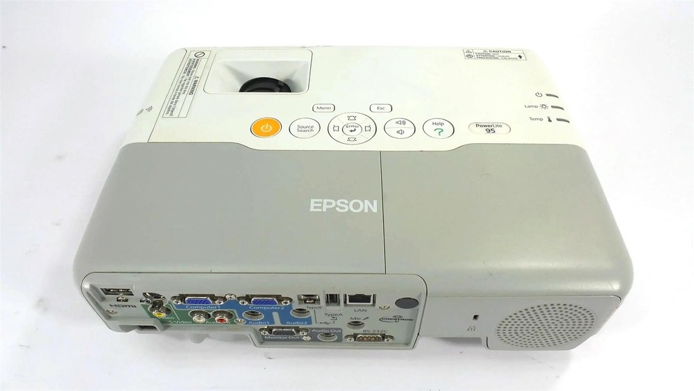Epson PowerLite 95 LCD Projector - HDMI - Lamp Runtime: 00 Hours