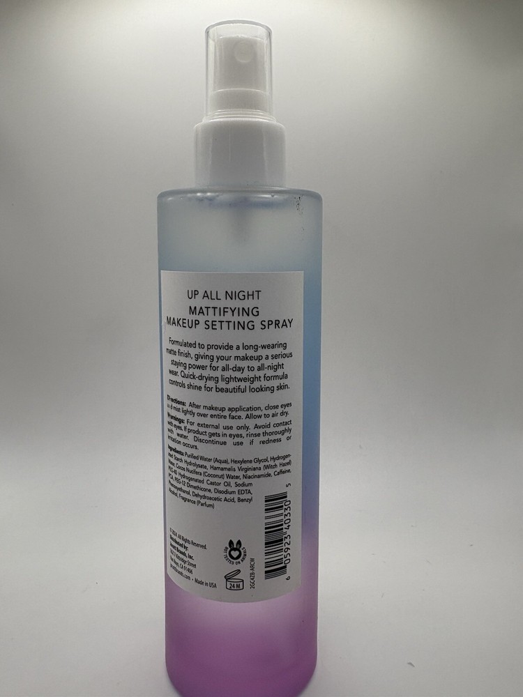 Pearlessence UP ALL NIGHT Mattifying Makeup Setting Spray 6 fl oz