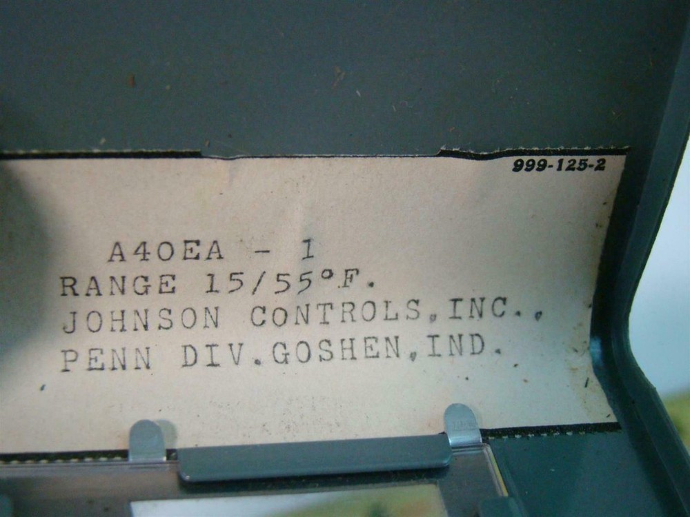 Penn Johnson Controls Inc. A40EA-1