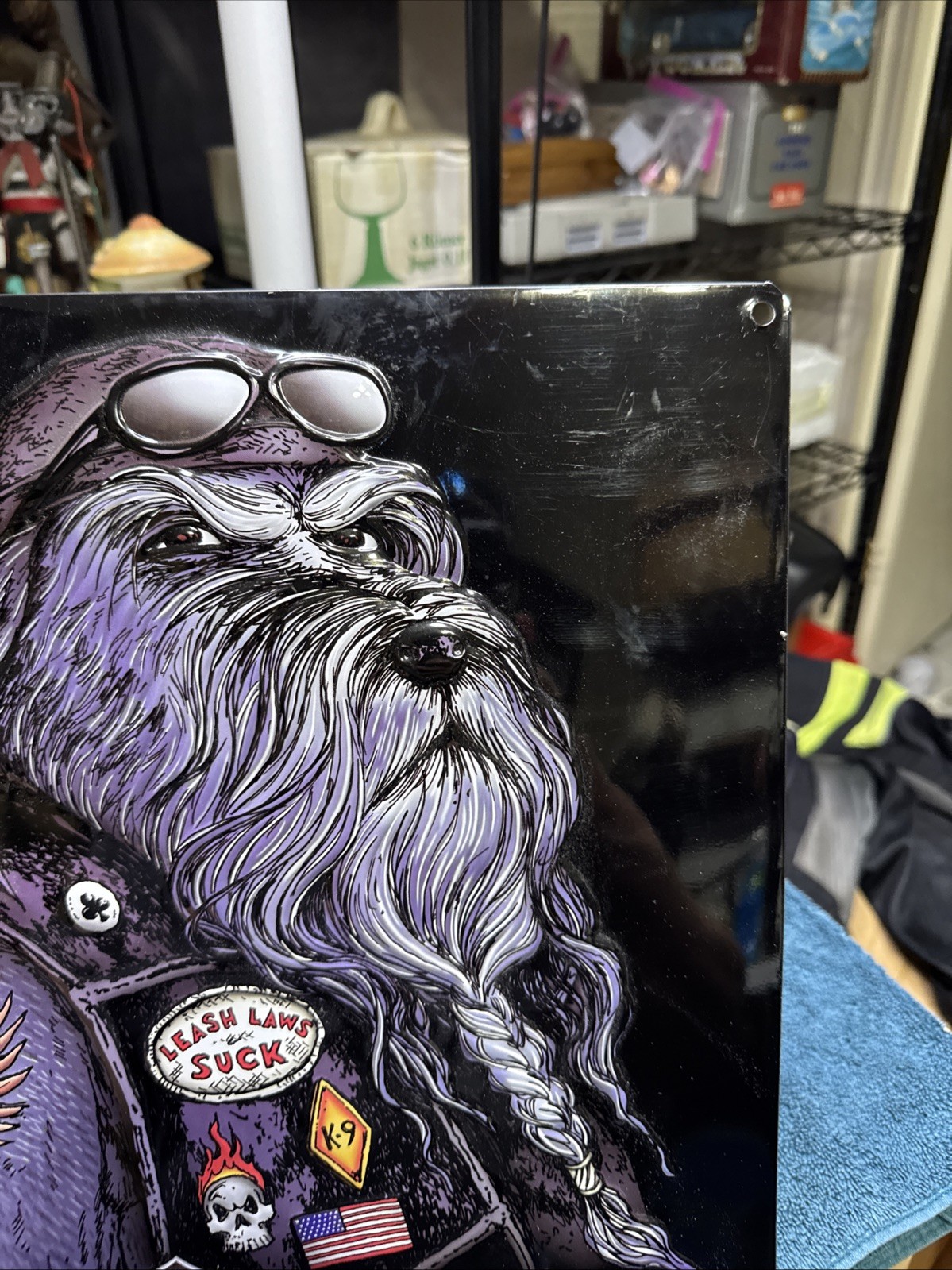 HARLEY DAVIDSON ANDE ROONEY BAD DOG METAL SIGN MANCAVE/GARAGE GREAT GIFT