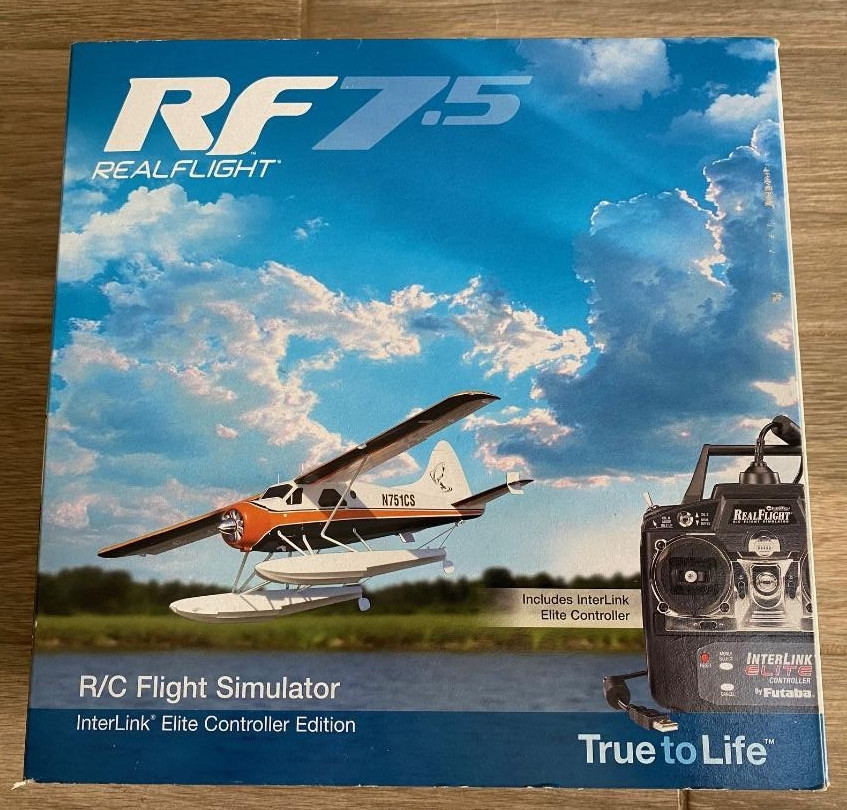 Real Flight 7.5 R/C Flight Simulator Interlink Elite Controller Edition