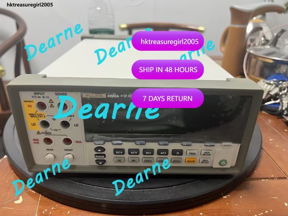 Fluke 8845A Digital Multimeter 6.5 Digit Precision Multimeter /Good function