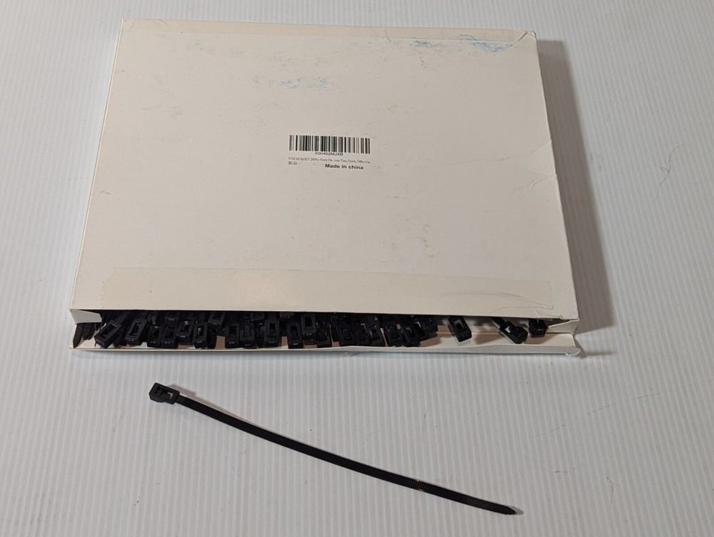 VTechology 200PCS Zip Ties - 10 Inch Self Locking Cable Ties