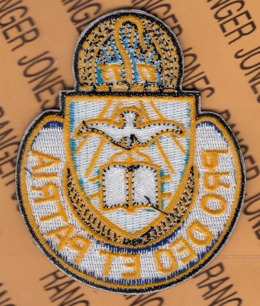 US Army Chaplain Corps Crest DUI ~3.5" pocket patch c/e