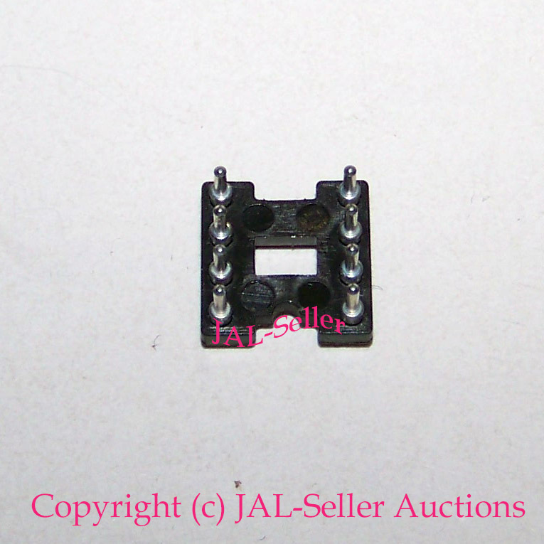 20 PCS 8 Pin DIP IC Socket Low Profile Open Body ICO-308-LTT