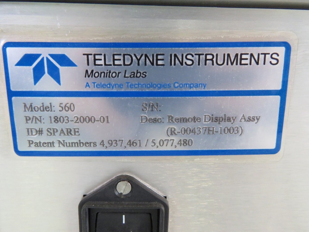 TELEDYNE 560 REMOTE DISPLAY 1803-2000-01 USED