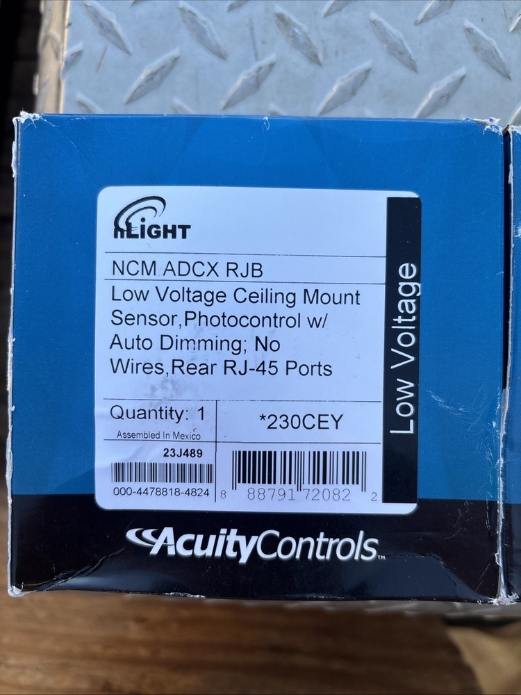 Acuity NCM ADCX RJB Ceiling Mount Sensor White