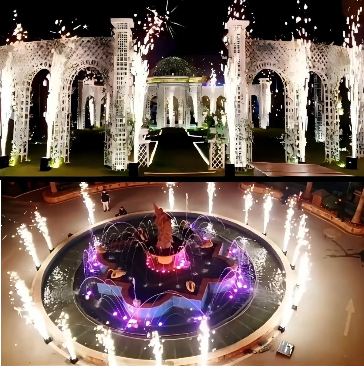 10bag*200g Cold Spark Machine Powder,Outdoor3-5M, for Weddings,Stages,Party(2Kg)