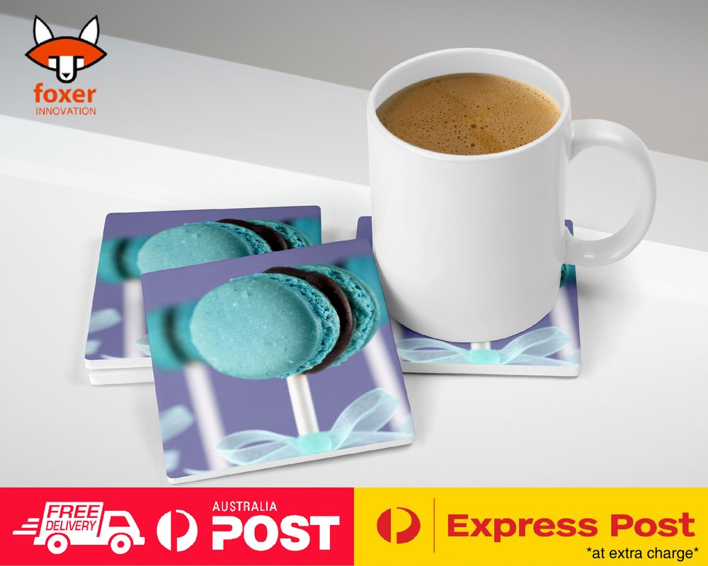 COASTER COFFEE DRINKING MAT|CUTE SWEETS MACARON COOKIE #2
